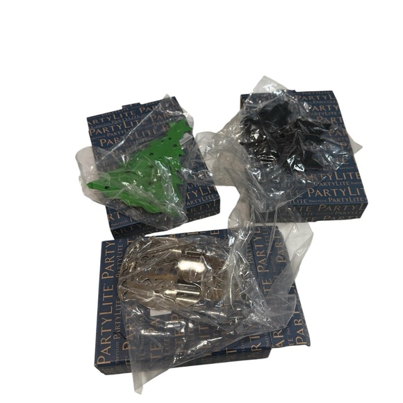 PartyLite GoSmart Ornaments set of 3 Holiday‎ Clip on Ornaments Only NO GoSmart - Picture 6 of 8
